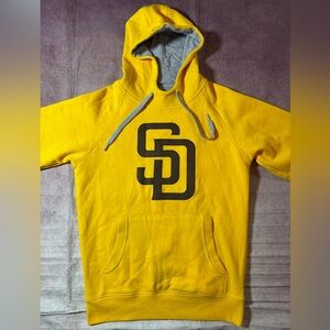 Antigua San Diego Padres Men’s Hoodie Sweatshirt Embroidered Pullover Sz Medium